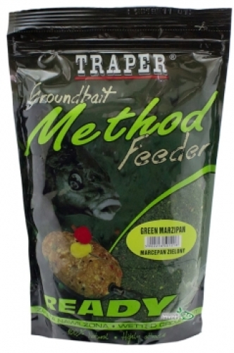 Прикормка Traper Method Feeder Ready 750г Marzipan Green