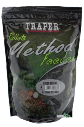 Пеллетс Traper Method Feeder 4мм 500г-Betaine Green