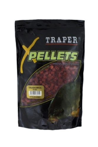 Пеллетс Traper X-Pellets Ø8мм 1кг Полуниця