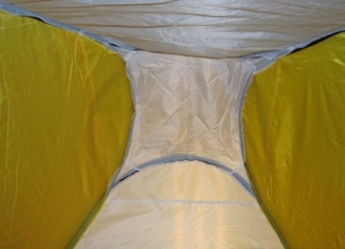 Палатка-автомат зимняя Ranger Winter-5 желто-белая (200x200x140см)