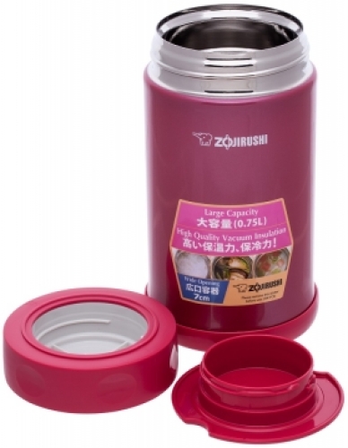Пищевой термоконтейнер Zojirushi SW-FCE75PJ 0,75л (малиновый)