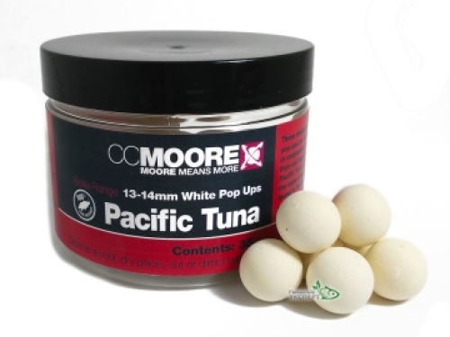 Бойлы CC Moore Pacific Tuna White Pop-Ups 13-14мм, 35шт