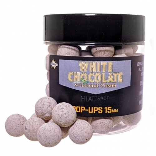Бойлы Dynamite Baits Foodbait Pop-Ups White Chocolate & Coconut Cream 15мм (DY657)
