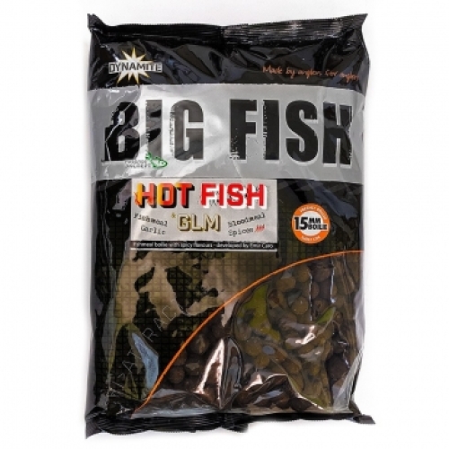 Бойли Dynamite Baits Hot Fish & GLM 1,8кг 15мм (DY1518)