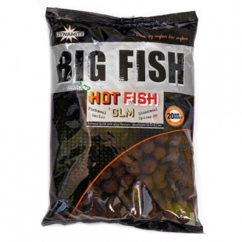 Бойлы Dynamite Baits Hot Fish & GLM 1,8кг 20мм (DY1519)