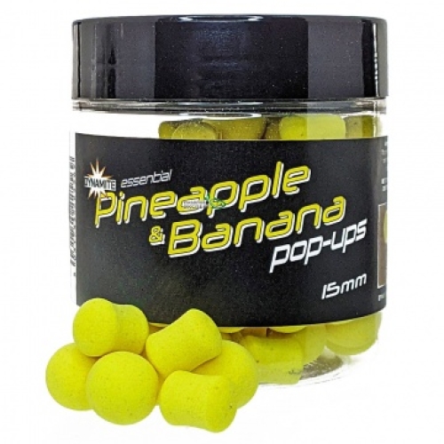 Бойли Dynamite Baits Fluro Pop-Ups Pineapple & Banana 15мм (DY1617)