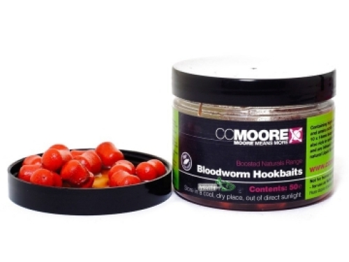 Бойлы в дипе CC Moore Boosted Bloodworm Hookbaits 10x14мм, 50шт