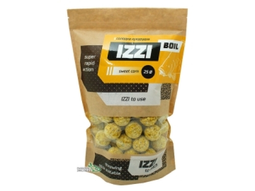 Бойлы растворимые IZZI Sweet Corn Boil 25мм 0,7кг