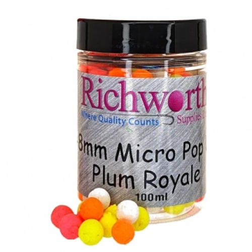 Бойли Richworth Micro Pop Ups 6-8мм Plum Royal