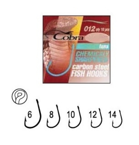 Гачки Cobra Funa C012BL size 06 (10шт/уп)