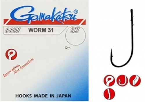 Крючки Gamakatsu Worm 31