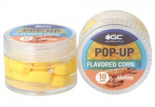 Кукуруза в дипе Golden Catch Pop-Up Flavored Corn 10мм - Shrimp (Креветка)