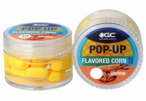 Кукуруза в дипе Golden Catch Pop-Up Flavored Corn 8мм - Shrimp (Креветка)