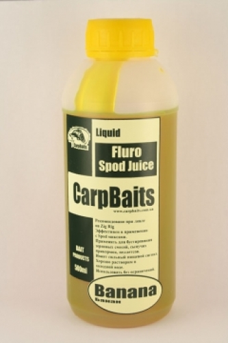 Ликвид Carp Baits Fluro Spod Juice Банан 500мл