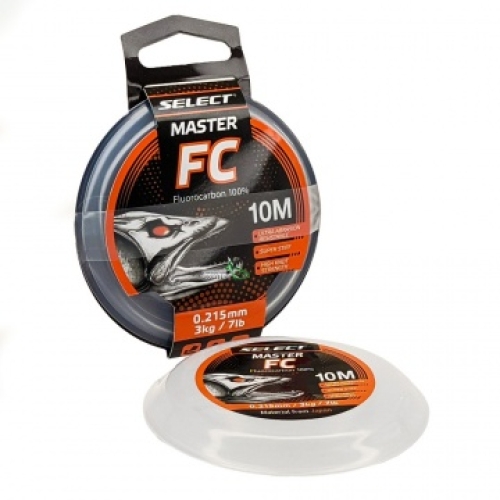 Флюорокарбон Select Master FC 10м 0,189мм 2,4 кг