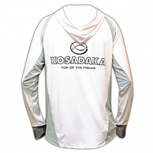 Футболка Kosadaka Ice Silk Sunblock UV защита, белая