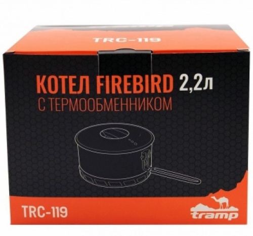 Котелок Tramp Fireberd анодированный с теплообменником 2,2 л (TRC-119)