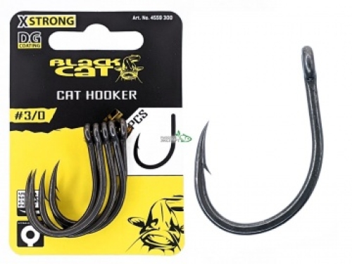 Крючки Black Cat Cat Hooker DG coating №3/0 (5шт/уп)