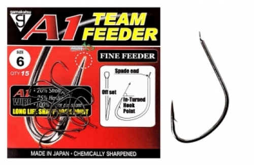 Крючки Gamakatsu A1 Team Feeder Fine Feeder №06