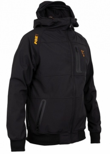 Куртка Fox Collection Orange & Black Shell Hoodie (CCL085) S