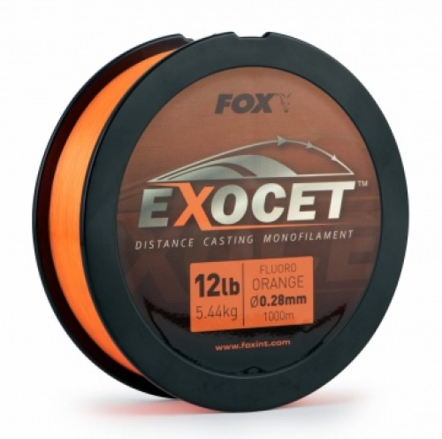 Жилка Fox Exocet Fluoro Orange 1000м 0,26мм 4,9кг (CML176)