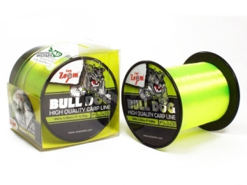 Леска Carp Zoom Bull-Dog Fluo Carp Line 1000м 0,31мм 12,65кг салатовая (CZ3032)