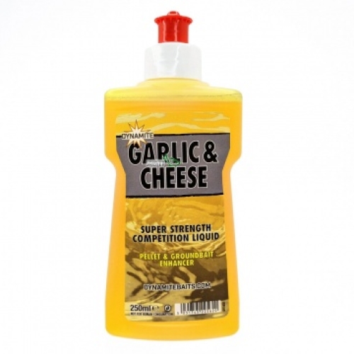Ликвид Dynamite Baits XL Liquid Garlic & Cheese 250мл (DY1631)