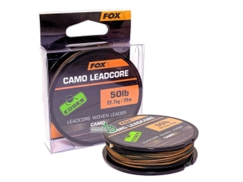 Лидкор Fox Edges Camo Leadcore 50lb 25м (CAC748)