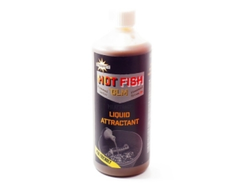 Ликвид Dynamite Baits Hot Fish & GLM Liquid Attractant 500мл (DY1016)