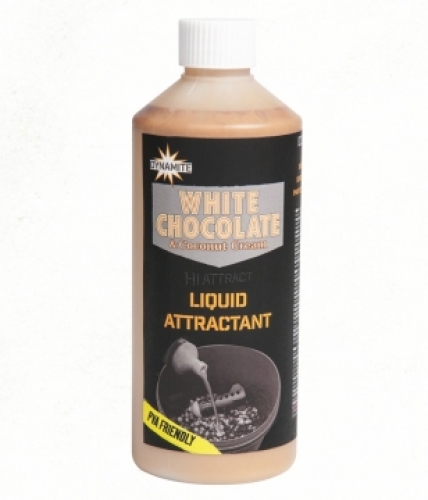 Ліквід Dynamite Baits White Chocolate & Coconut Cream Liquid Attractant 500мл (DY1261)
