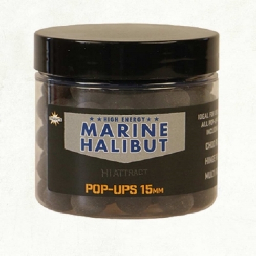 Бойлы Dynamite Baits Foodbait Pop-Ups Marine Halibut 15мм (DY249)