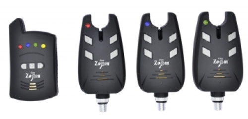 Комплект сигналізаторів Carp Zoom Topex K-370 Bite Alarm Set, 3+1 (CZ8159)