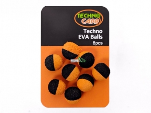 Насадка Technocarp Techno EVA Balls 10мм Black/Orange (8шт/уп)