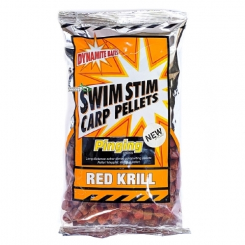Пеллетс Dynamite Baits Swim Stim Pinging Pellets 900г 13мм - Red Krill