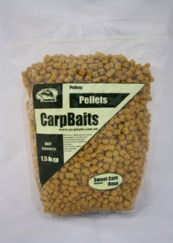Пеллетс Carp Baits пылящий "Кукуруза" 8мм 1,5кг