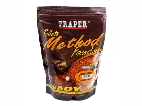 Пеллетс Traper Method Feeder Pellets Ready 2мм 500г - Orange/Chocolate (апельсин/шоколад)