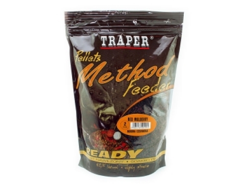Пеллетс Traper Method Feeder Pellets Ready 2мм 500г - Red Mulberry