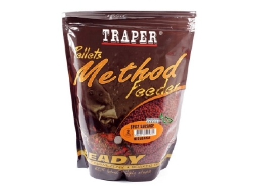 Пеллетс Traper Method Feeder Pellets Ready 2мм 500г Spicy Sausage (колбаса)