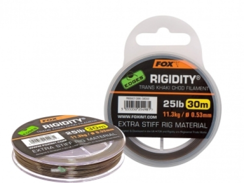Поводковый материал Fox Edges Reflex Rigidity Chod Filament 30м 0,53мм 25lbs