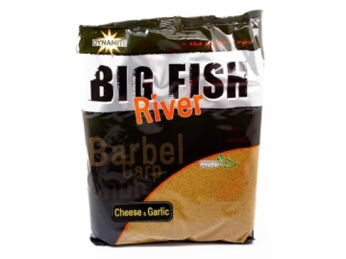 Прикормка Dynamite Baits Big Fish River 1,8кг - Cheese & Garlic