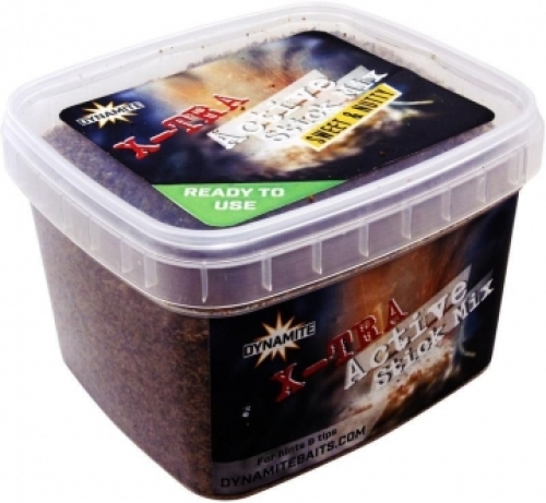 Прикормка Dynamite Baits Xtra Active Stick Mix 650г - Sweet & Nutty