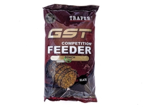 Прикормка Traper GST Competition Feeder 1кг Roach Black (Плітка)