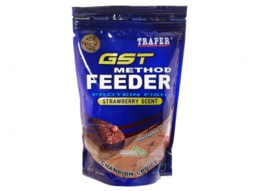 Прикормка Traper GST Method Feeder Protein Fish 750г Strawberry Scent