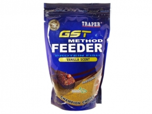 Прикормка Traper GST Method Feeder Protein Fish 750г Vanilla Scent