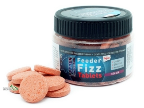 Пиляючі таблетки Carp Zoom FC Feeder Fizz Tablets 100г Fish Mix
