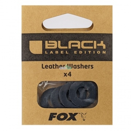 Шайби ущільнювальні Fox Black Leather Washes, 4шт (CBB006)