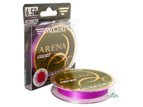 Шнур Favorite Arena 4x 100м (purple) #0.175/0,071мм 1,4кг