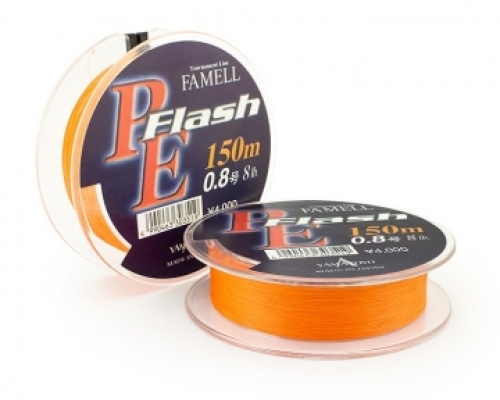 Шнур Yamatoyo PE Flash Orange 150м #1,0 10lb