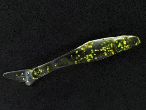 Силикон Fishup Aji Tiny 1,5" 412 - UV Clear/Chartreuse (10шт/уп)