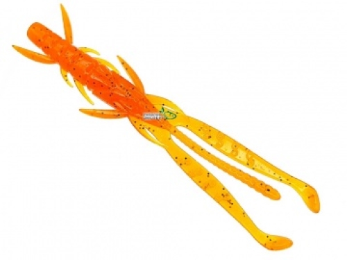 Силикон Fishup Shrimp 3,0" 049 - Orange Pumpkin/Black (9шт/уп)